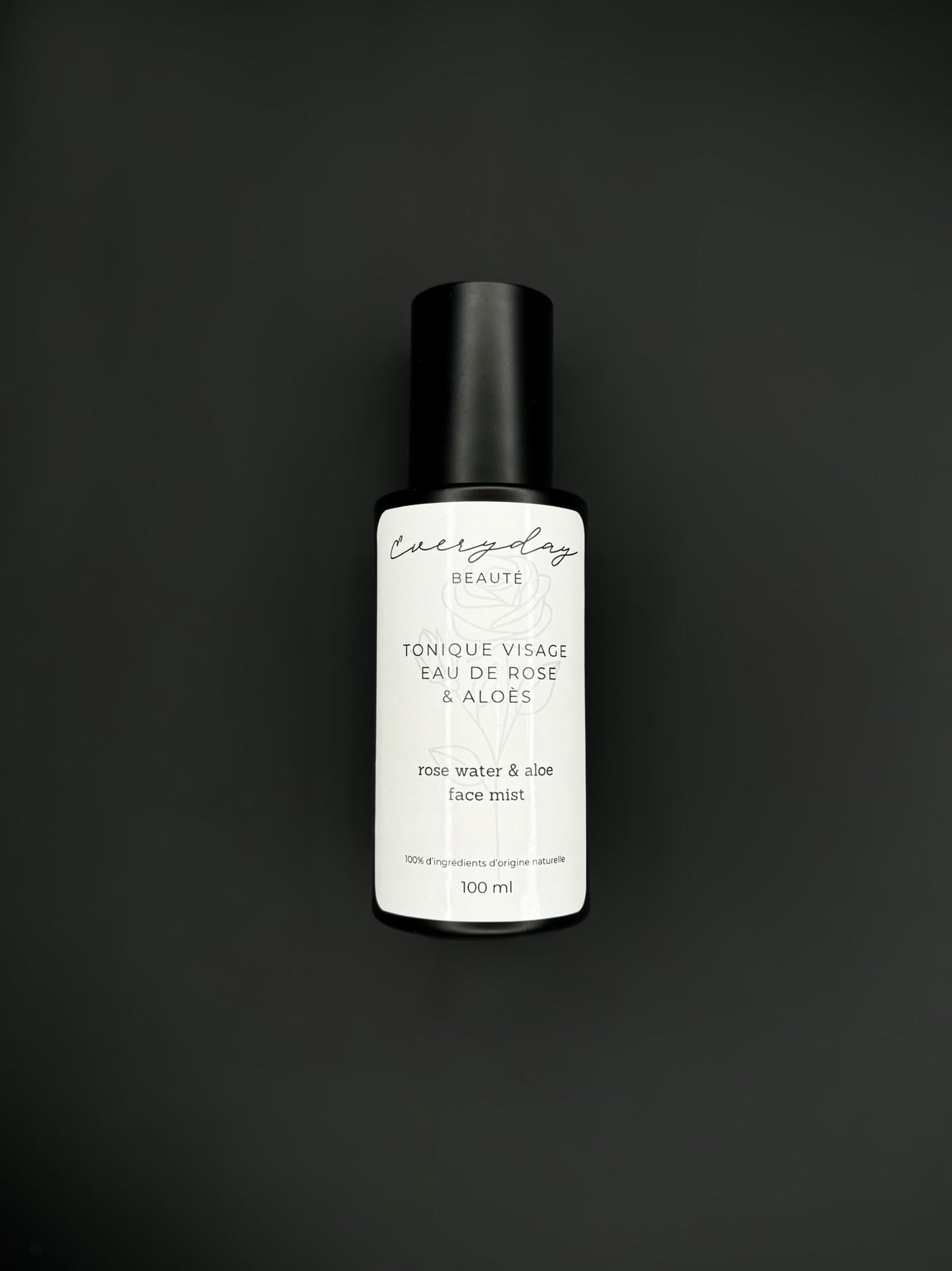 Tonique visage eau de rose et aloès